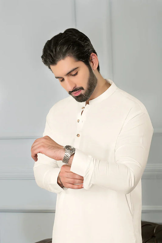 ROYAL 8 POUND CREAM MALLAI BOSKI UNSTITCHED (100% PREMIUM QUALITY)