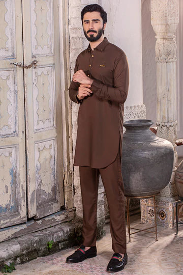 PREMIUM LIGHT BROWN UNSTITCHED WASH & WEAR